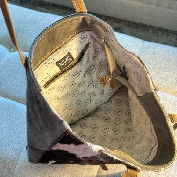 MYRA BAG LEATHER WEEKENDER FASHION LEATHER LARGE HANDBAG - Picture 7 of 14